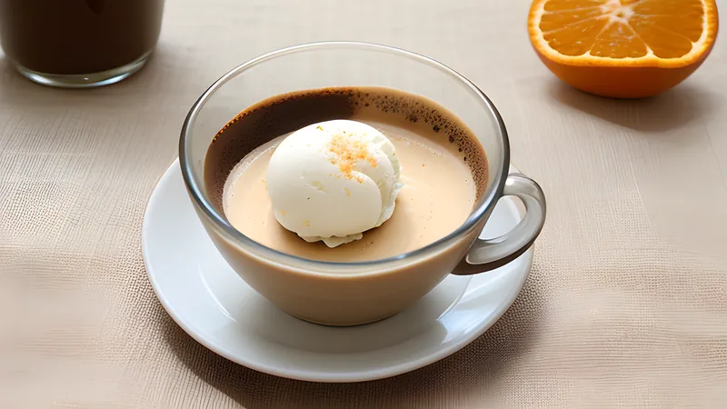 Affogato with Amaretto