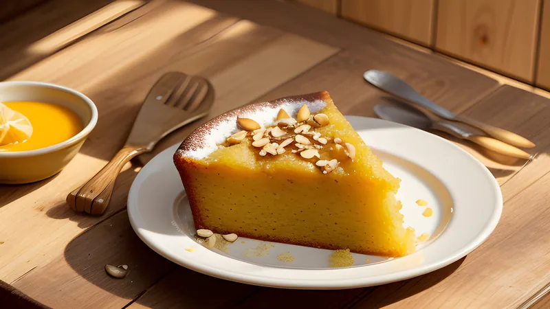 Almond, Olive Oil and Orange Blossom Cake