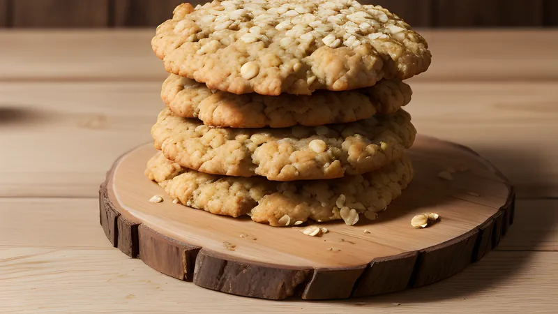 Anzac Biscuits with Coconut and Golden Syrup