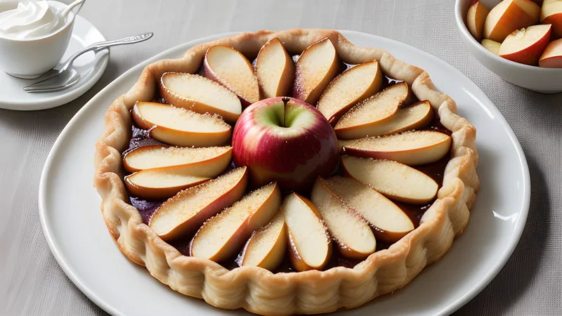 Apple and Calvados Tarte Tatin