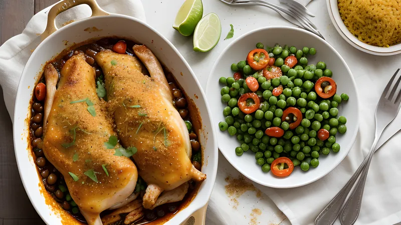 Arroz con Pollo with Sofrito and Peas