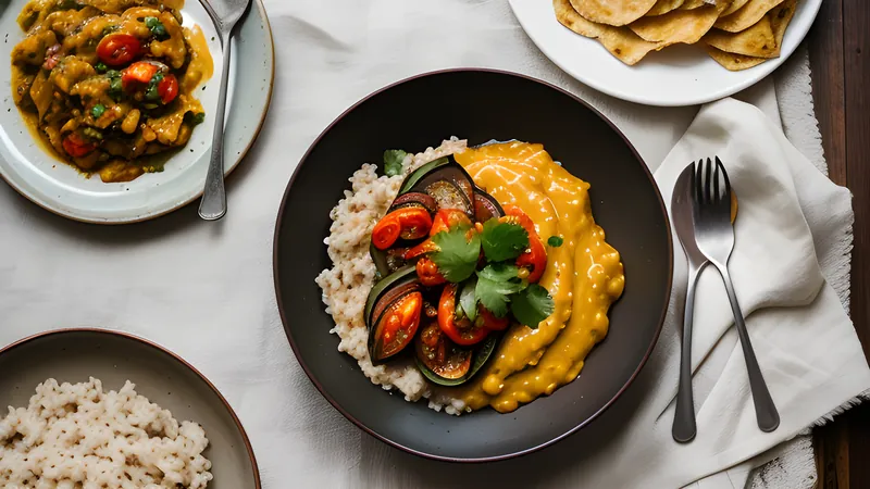 Baingan Bharta with Smoked Aubergine
