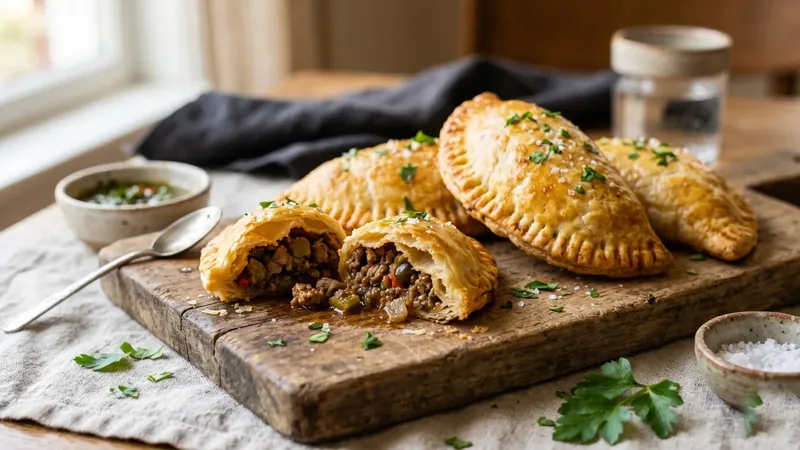 Beef Empanadas with Olive and Egg