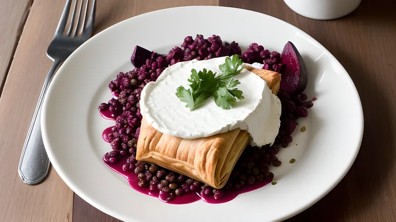 Beetroot and Goat's Cheese Wellington
