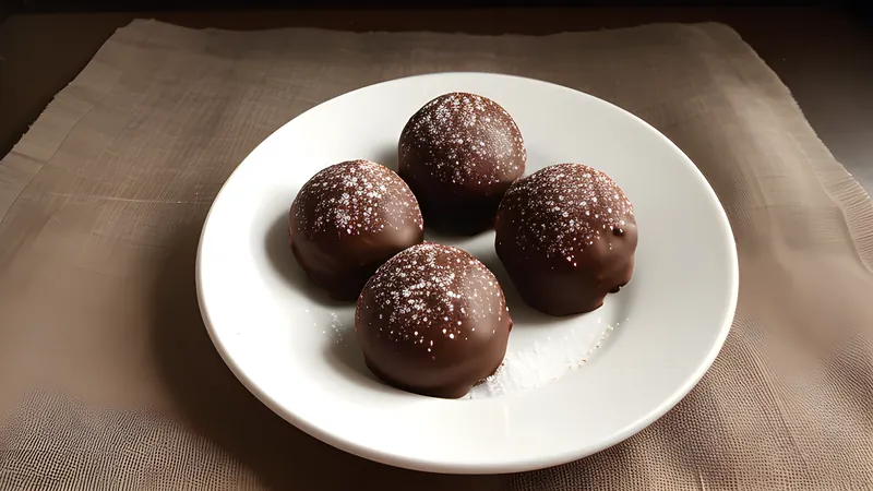 Brigadeiros with Dark Chocolate and Flaky Salt