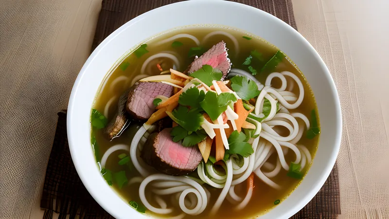 Bún Bò Huế: Spicy Lemongrass Beef Noodle Soup