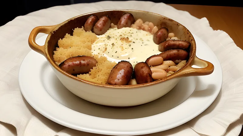 Cassoulet with Duck Confit and Toulouse Sausage