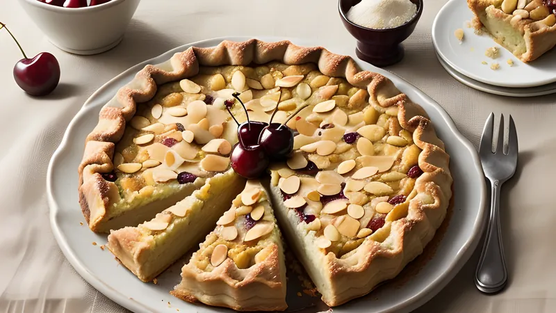 Cherry and Almond Frangipane Galette