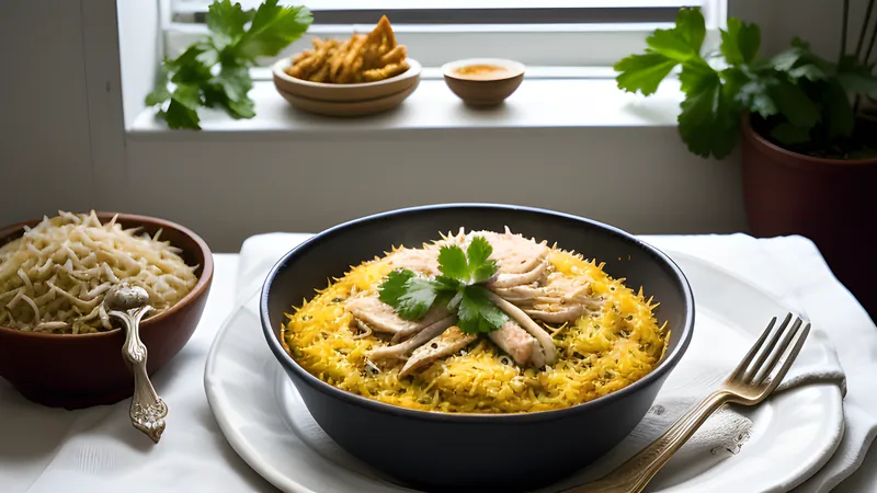 Chicken Dum Biryani, Layered and Sealed