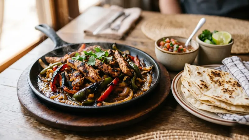 Smoky Chipotle Chicken Fajitas with Charred Lime