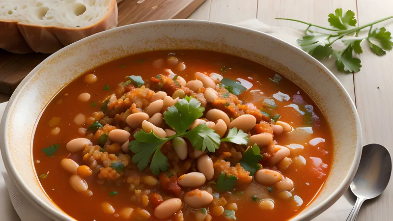 Smoked Paprika and Chorizo White Bean Stew