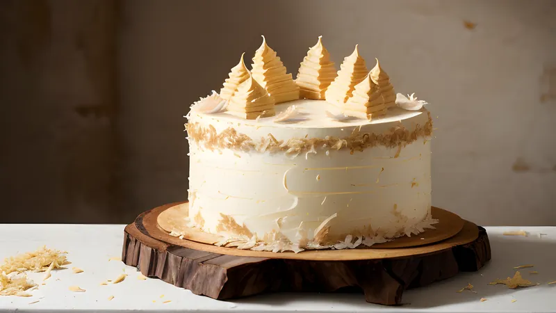 Coconut and Lime Cake with Toasted Meringue
