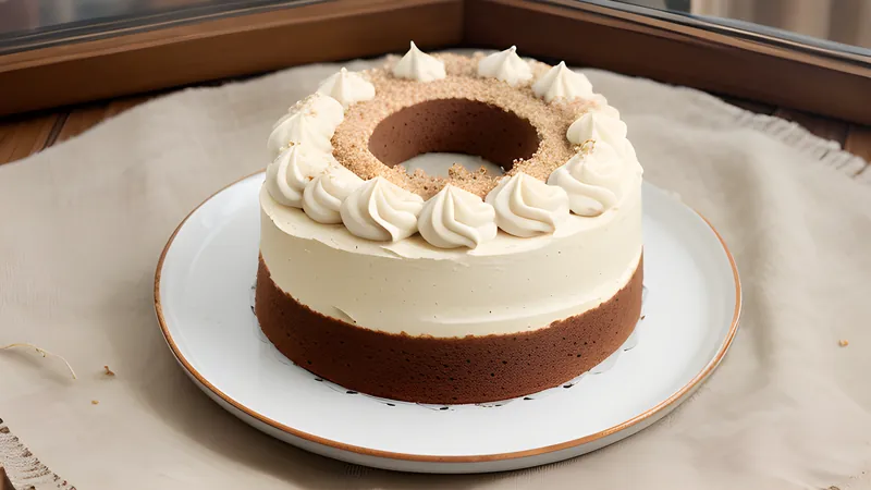 Coffee and Walnut Cake with Espresso Buttercream