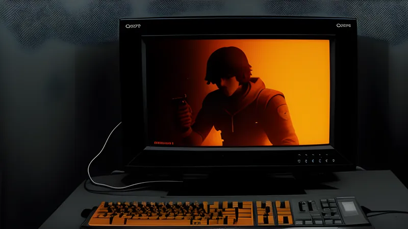 A hero shooter's roster of characters fading into static under CRT phosphor glow