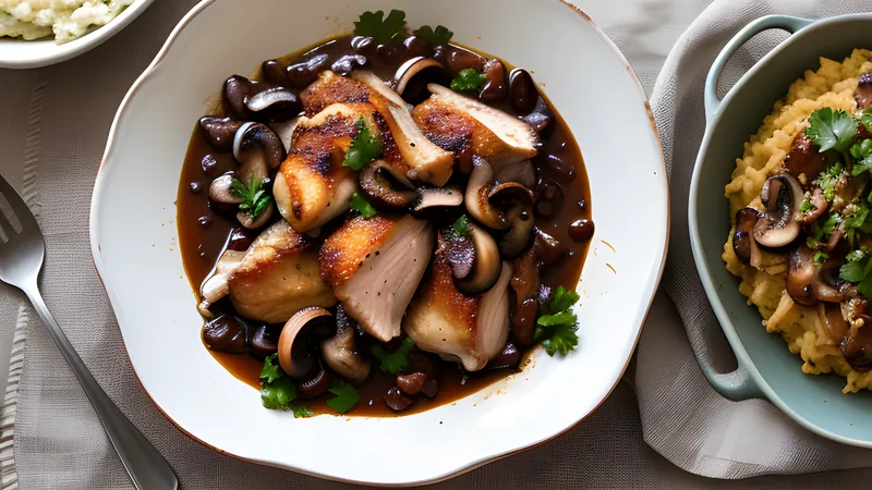 Coq au Vin with Lardons and Pearl Onions