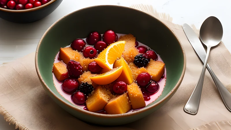 Cranberry Sauce with Port and Orange