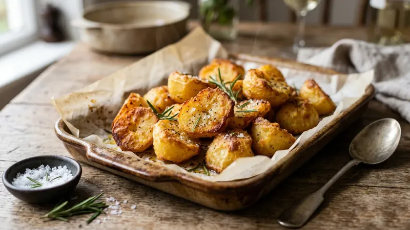 Extra-Crispy Roast Potatoes with Rosemary Salt