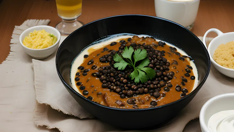 Dal Makhani with Butter and Cream