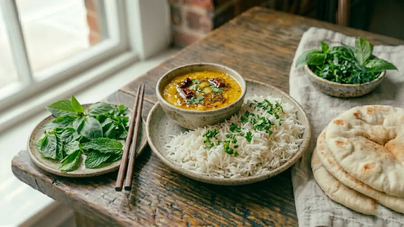 Dal Tadka with a Ghee-Cumin Tempering
