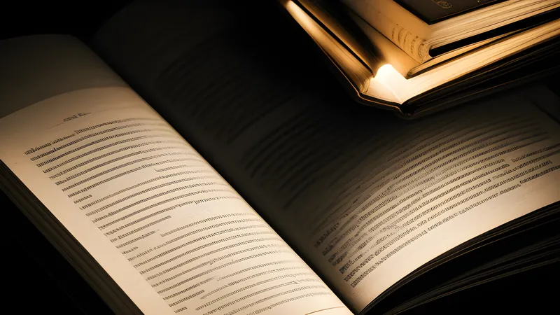 A library of interlinked glowing pages growing out of a single dark server