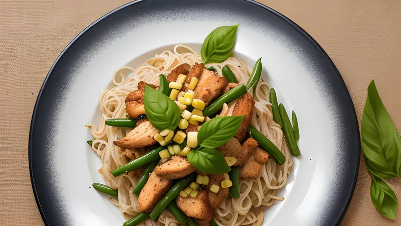 Drunken Noodles (Pad Kee Mao) with Holy Basil