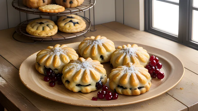 Eccles Cakes with Currants and Flaky Butter Pastry