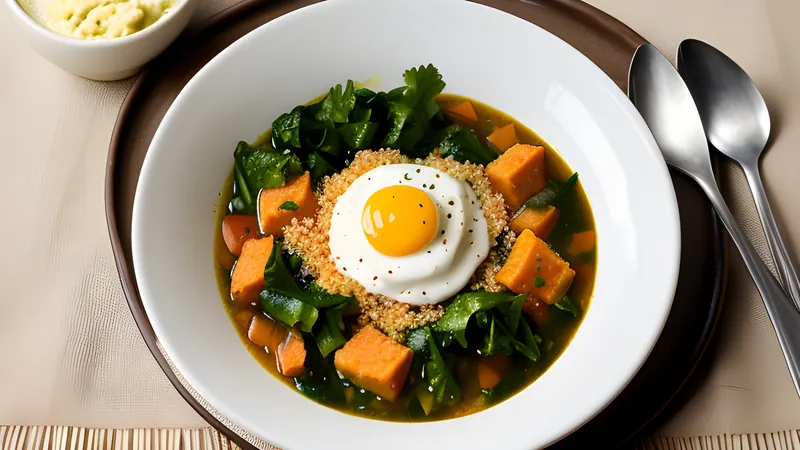 Egusi Soup with Ground Melon Seed and Greens