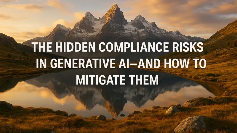 The Hidden Compliance Risks in Generative AI—and How to Mitigate Them