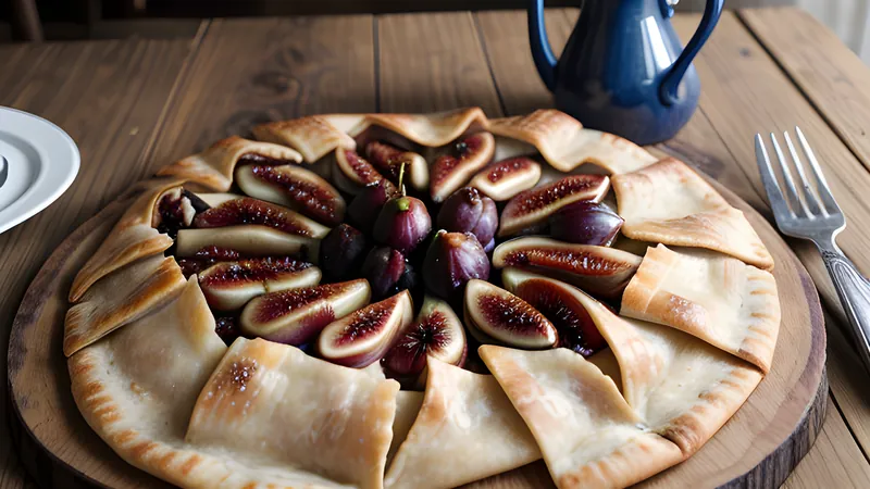 Fig, Walnut and Blue Cheese Galette