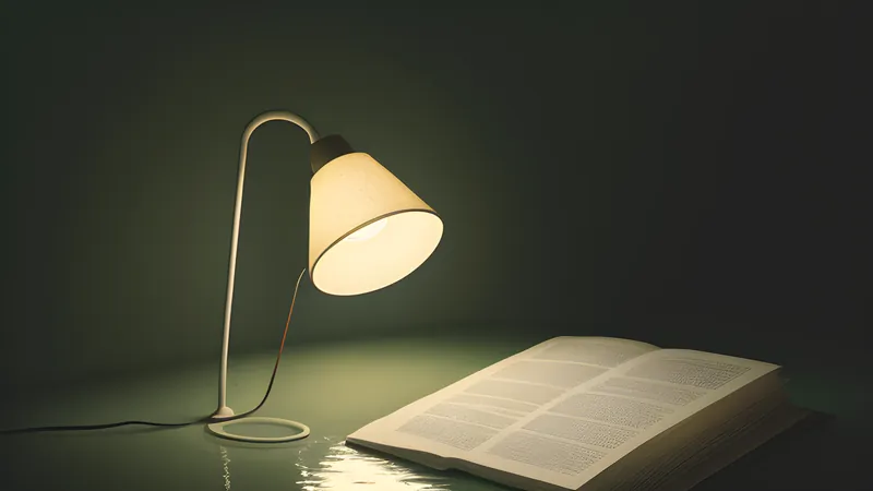 A quiet reading lamp over a slow orderly river of incoming headlines