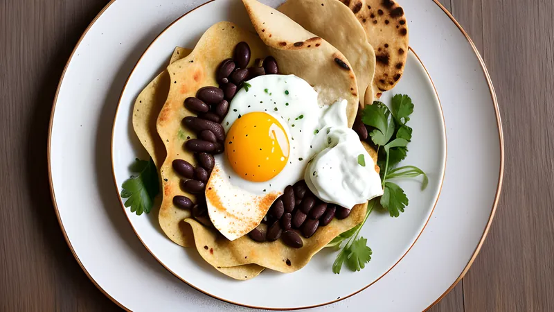 Gallo Pinto with Salsa Lizano