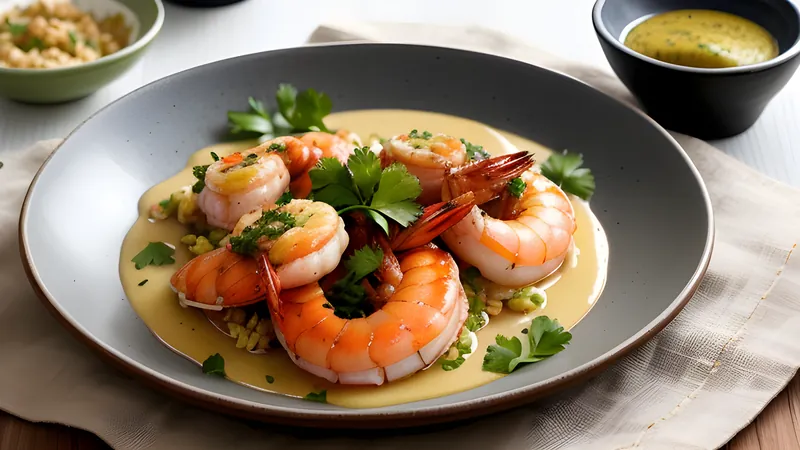 Garlic-Butter Prawns with Sourdough