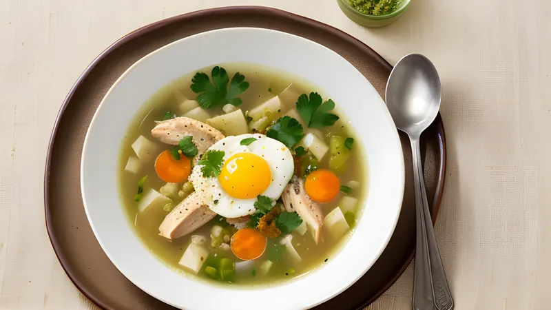 Georgian Chikhirtma: Lemon-and-Egg Chicken Soup