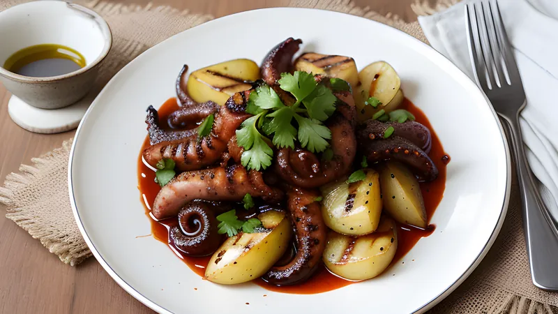 Grilled Octopus with Smoked Paprika and Potato