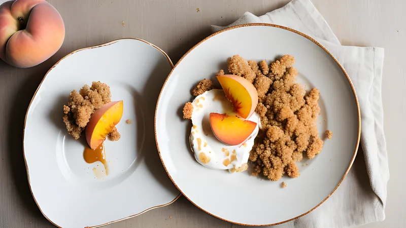 Grilled Peaches with Amaretti and Mascarpone
