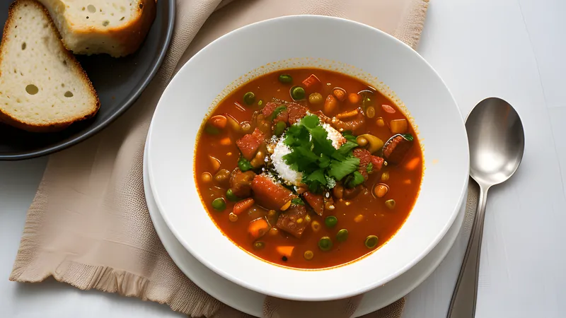 Gulyásleves: Hungarian Goulash Soup with Caraway