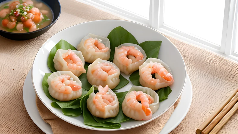 Har Gow: Prawn and Chive Dumplings