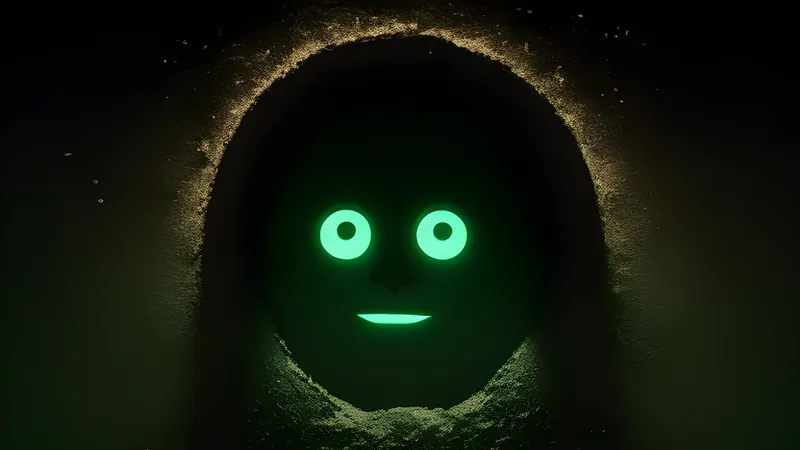 A glowing lock face surrounded by a swarm of tiny probing light-key shapes testing it one by one