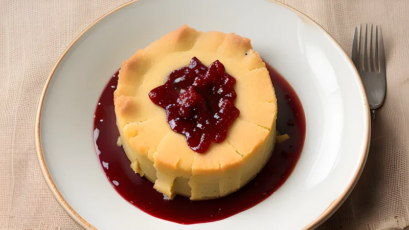 Jam Roly-Poly with Vanilla Custard