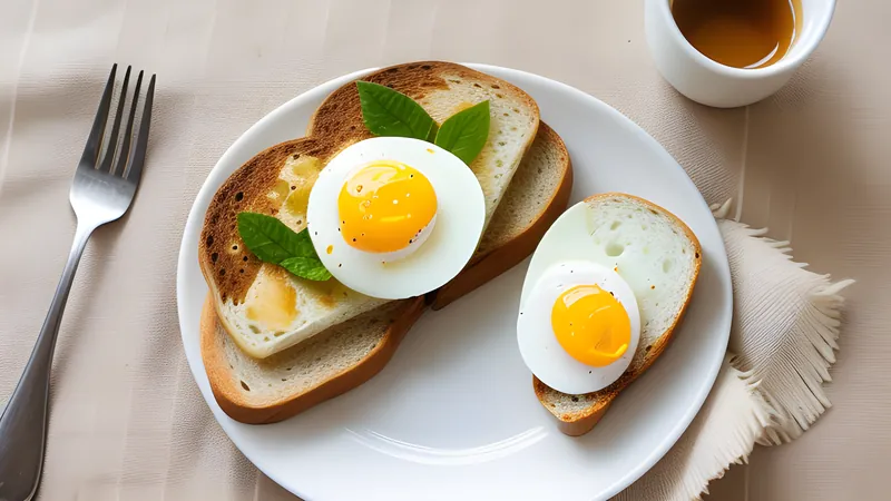 Kaya Toast with Soft-Boiled Eggs