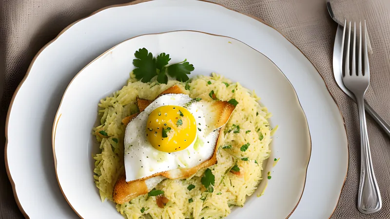 Kedgeree with Smoked Haddock and Curried Butter