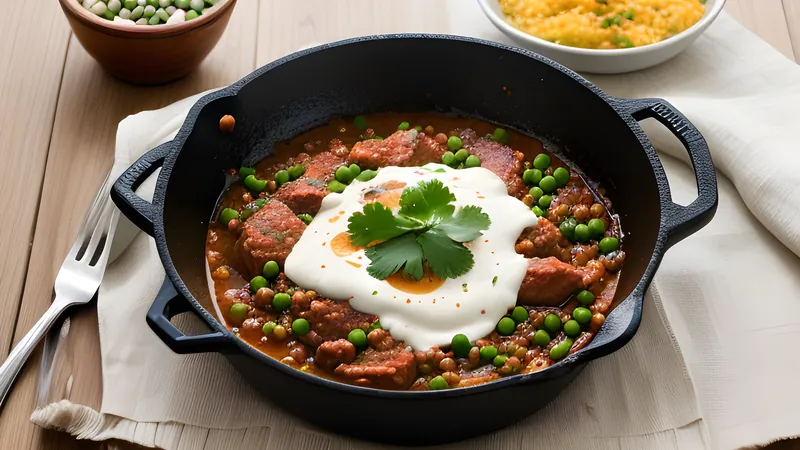 Keema Matar with Peas and Garam Masala