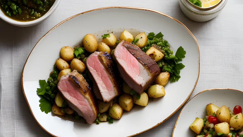 Lamb Chops with Salsa Verde