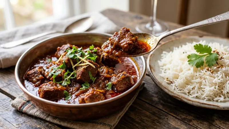 Lamb Rogan Josh with Kashmiri Chilli