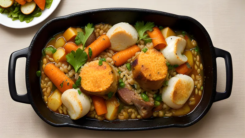 Lancashire Hotpot with Barley and Lamb