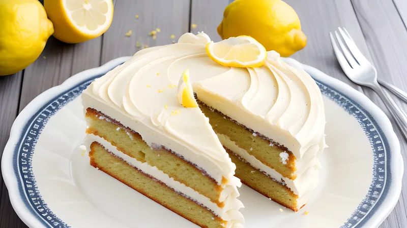 Lemon and Elderflower Celebration Cake