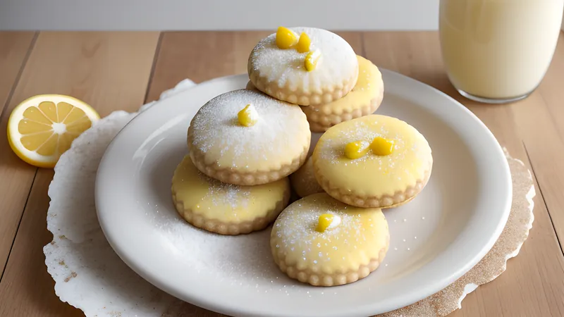 Lemon Curd Thumbprint Cookies