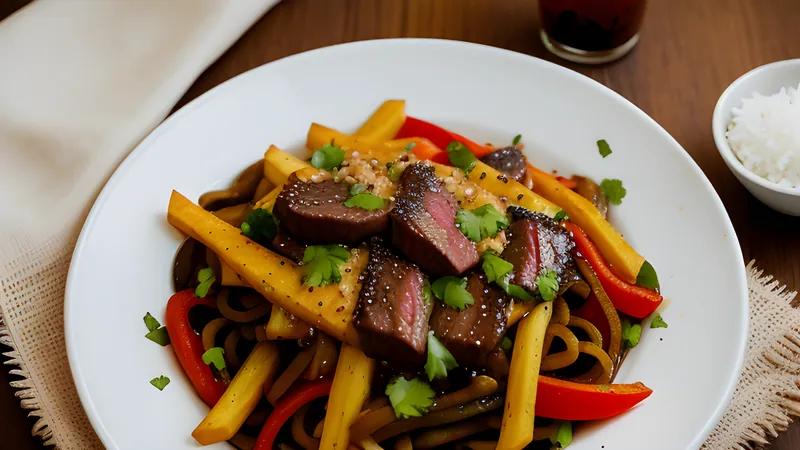 Lomo Saltado: Wok-Charred Beef, Soy and Lime