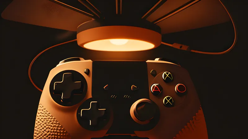 A small controller card with radiating lines connecting to a fan of glowing drive-shaped lights