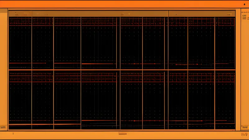 Two amber price lines converging on a dark CRT grid, phosphor bloom and scanlines over a plotted colony map